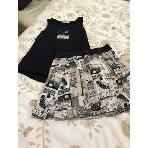 Tail  "tie break " tennis skirt and tank
